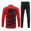 AC Milan Trainings Sweatshirt Quarter-zip 2024-25 Rode - Heren